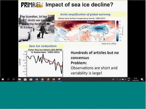 Embedded thumbnail for PRIMAVERA sea ice webinar